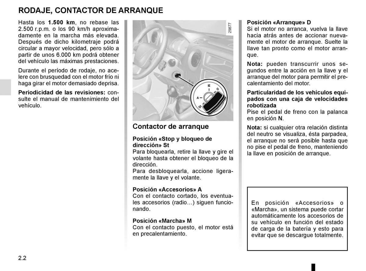 Renault Master III 3 manual del propietario / page 116