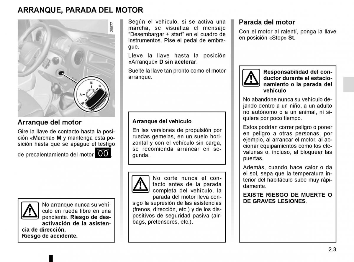 Renault Master III 3 manual del propietario / page 117