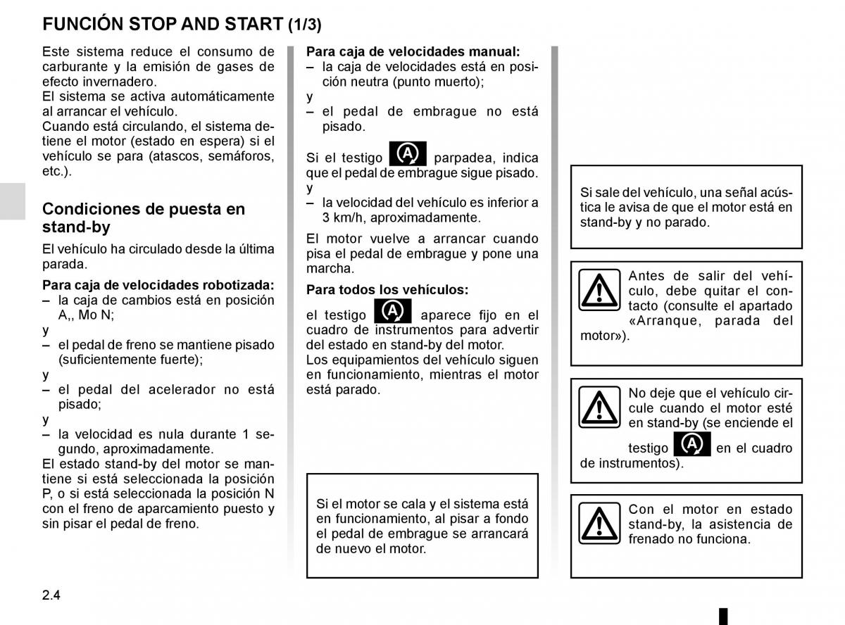 Renault Master III 3 manual del propietario / page 118