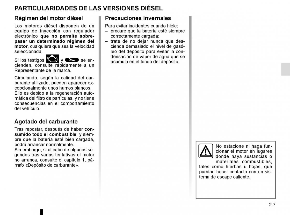 Renault Master III 3 manual del propietario / page 121