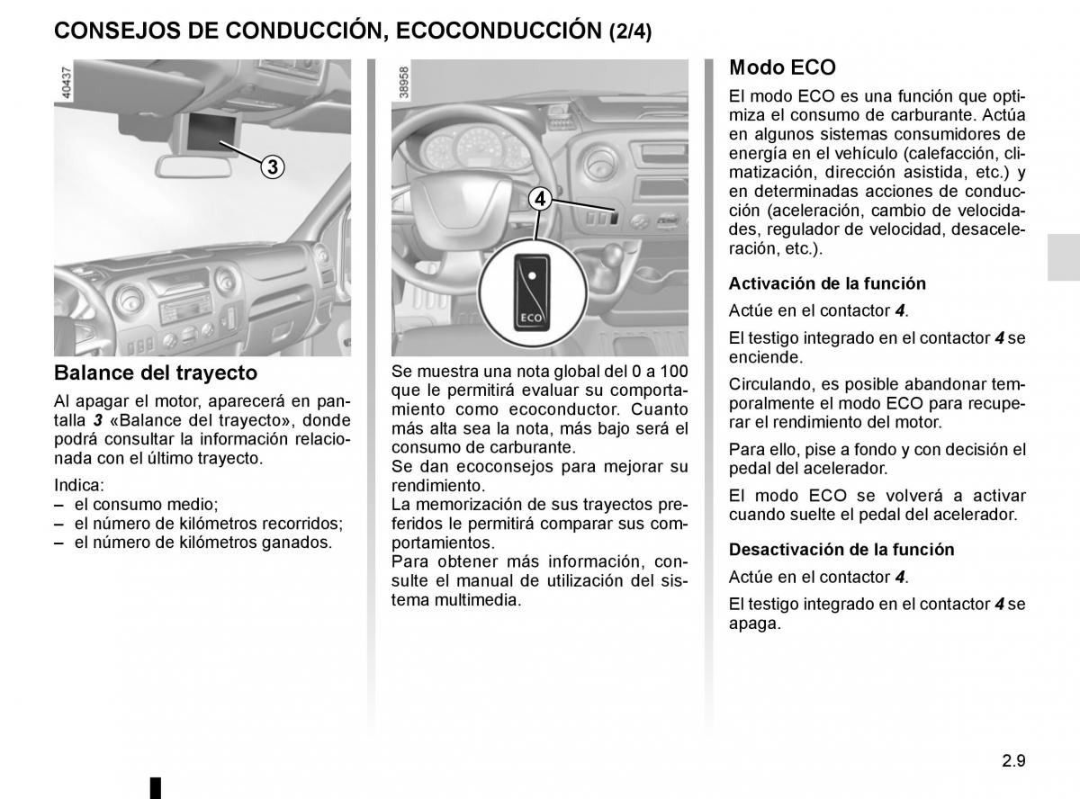 Renault Master III 3 manual del propietario / page 123