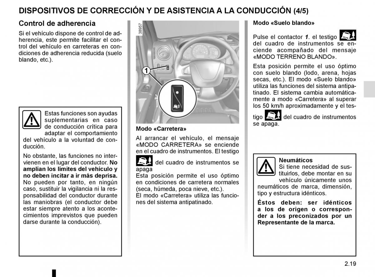 Renault Master III 3 manual del propietario / page 133