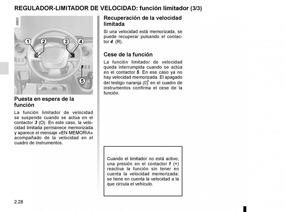 Renault Master III 3 manual del propietario / page 142