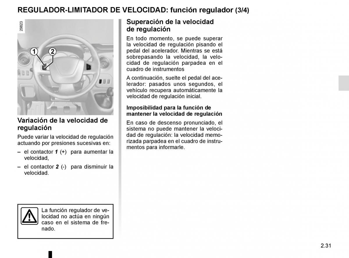 Renault Master III 3 manual del propietario / page 145