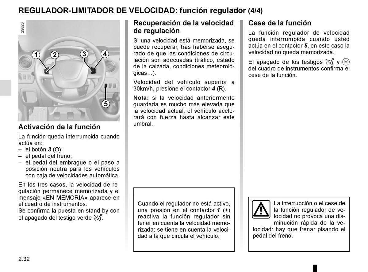 Renault Master III 3 manual del propietario / page 146