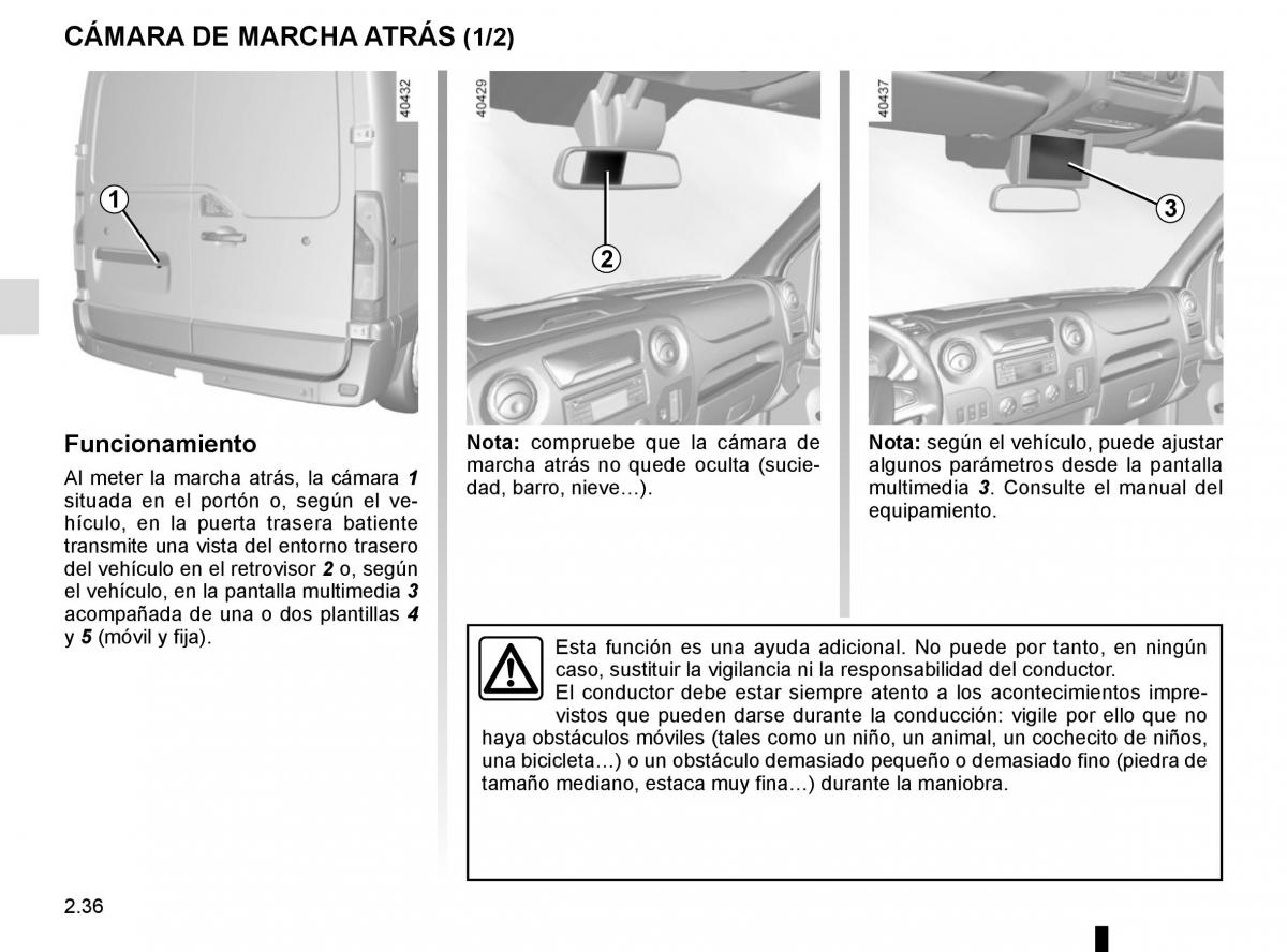 Renault Master III 3 manual del propietario / page 150