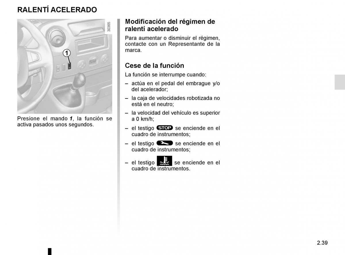 Renault Master III 3 manual del propietario / page 153