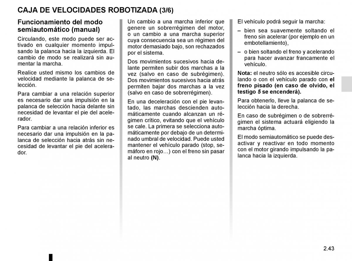 Renault Master III 3 manual del propietario / page 157