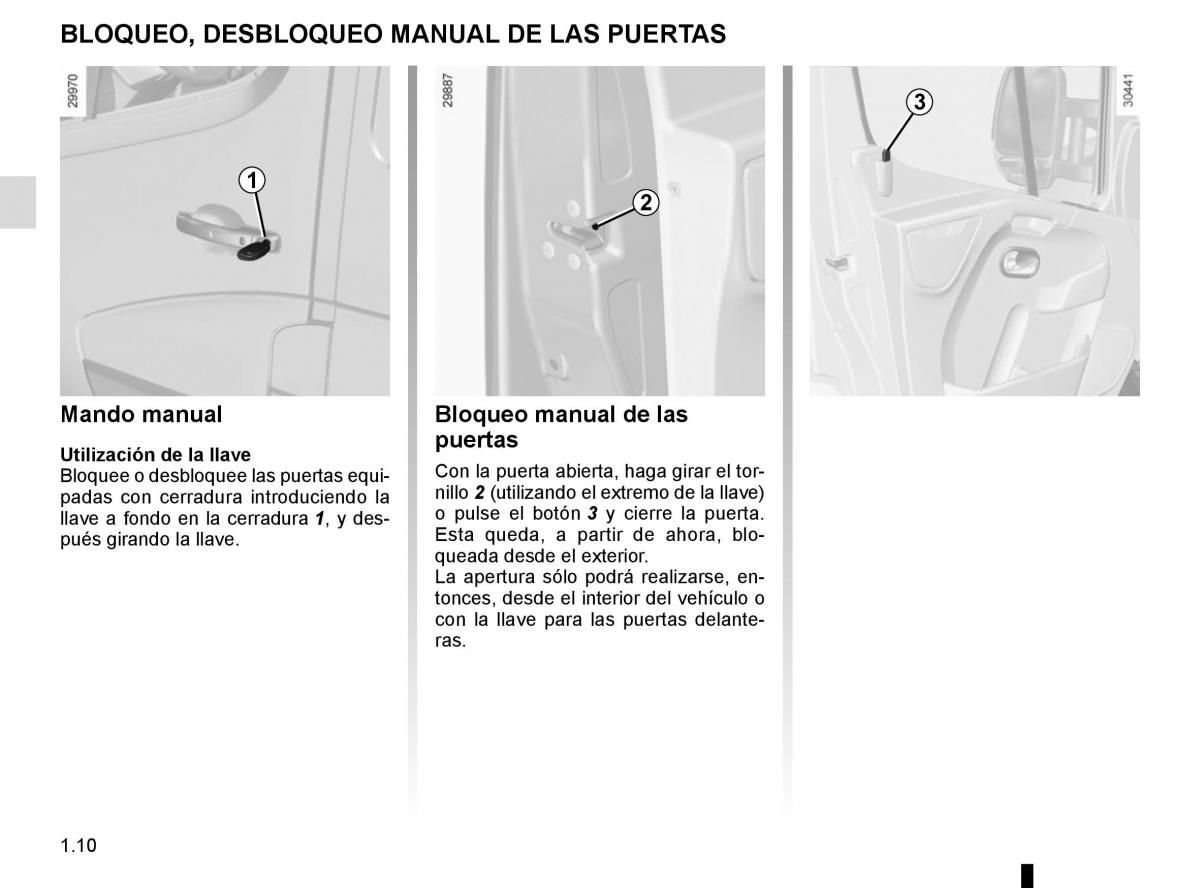 Renault Master III 3 manual del propietario / page 16