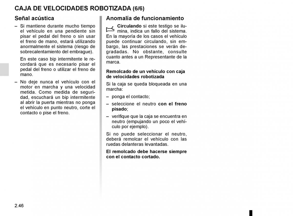 Renault Master III 3 manual del propietario / page 160