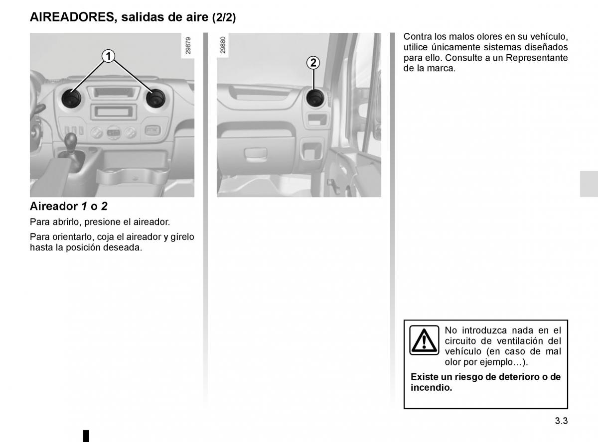 Renault Master III 3 manual del propietario / page 163