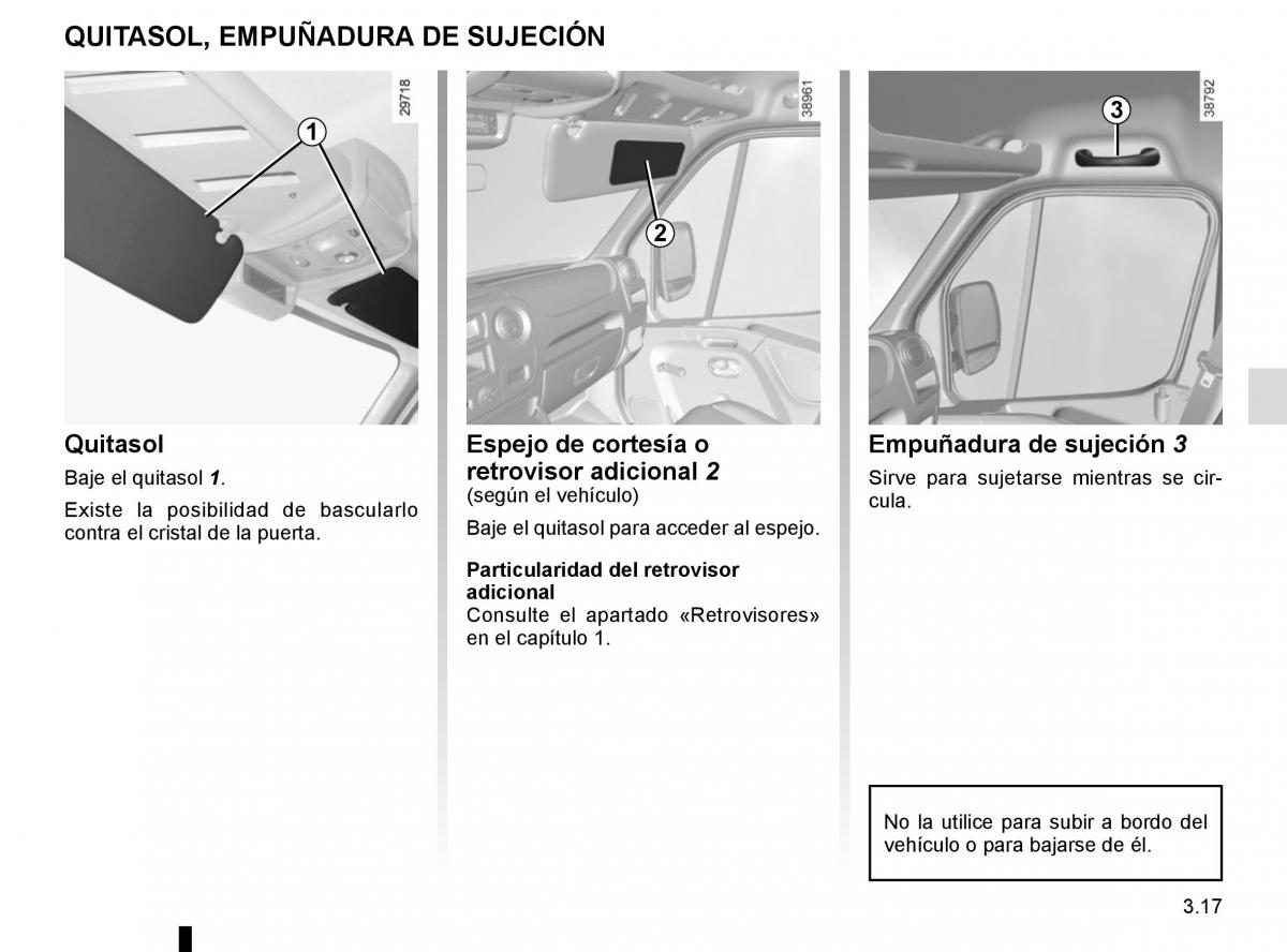 Renault Master III 3 manual del propietario / page 177