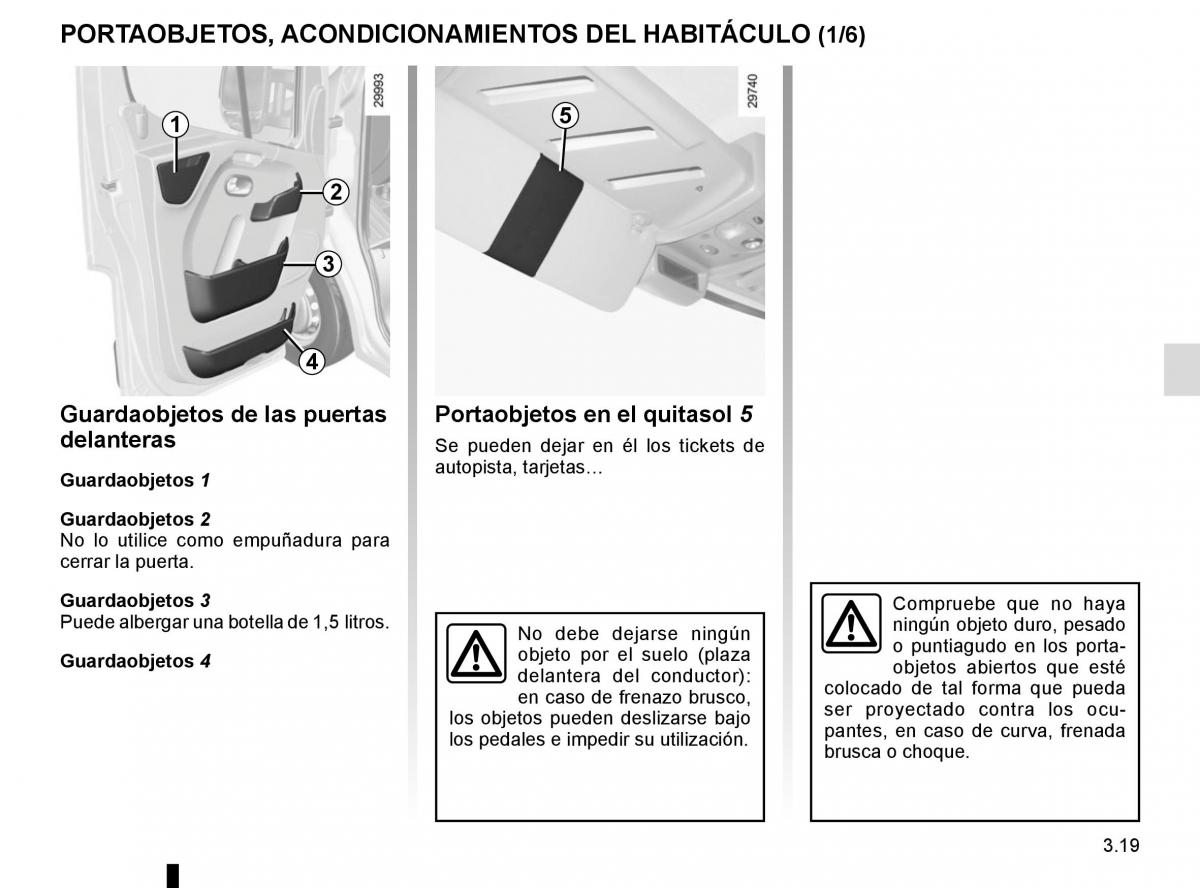 Renault Master III 3 manual del propietario / page 179