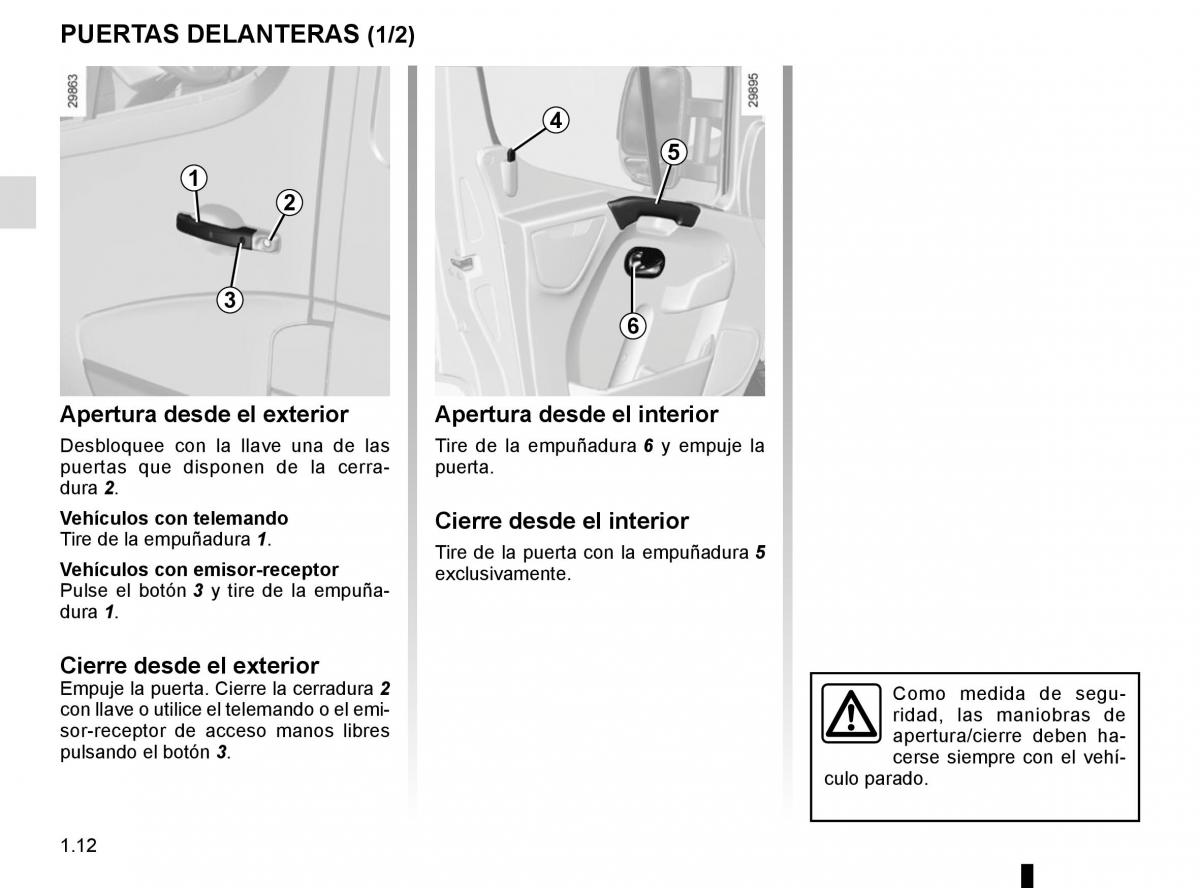 Renault Master III 3 manual del propietario / page 18