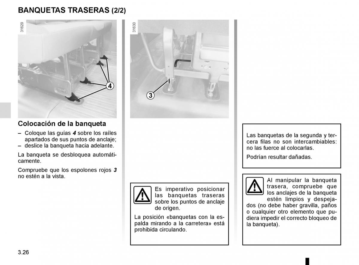 Renault Master III 3 manual del propietario / page 186