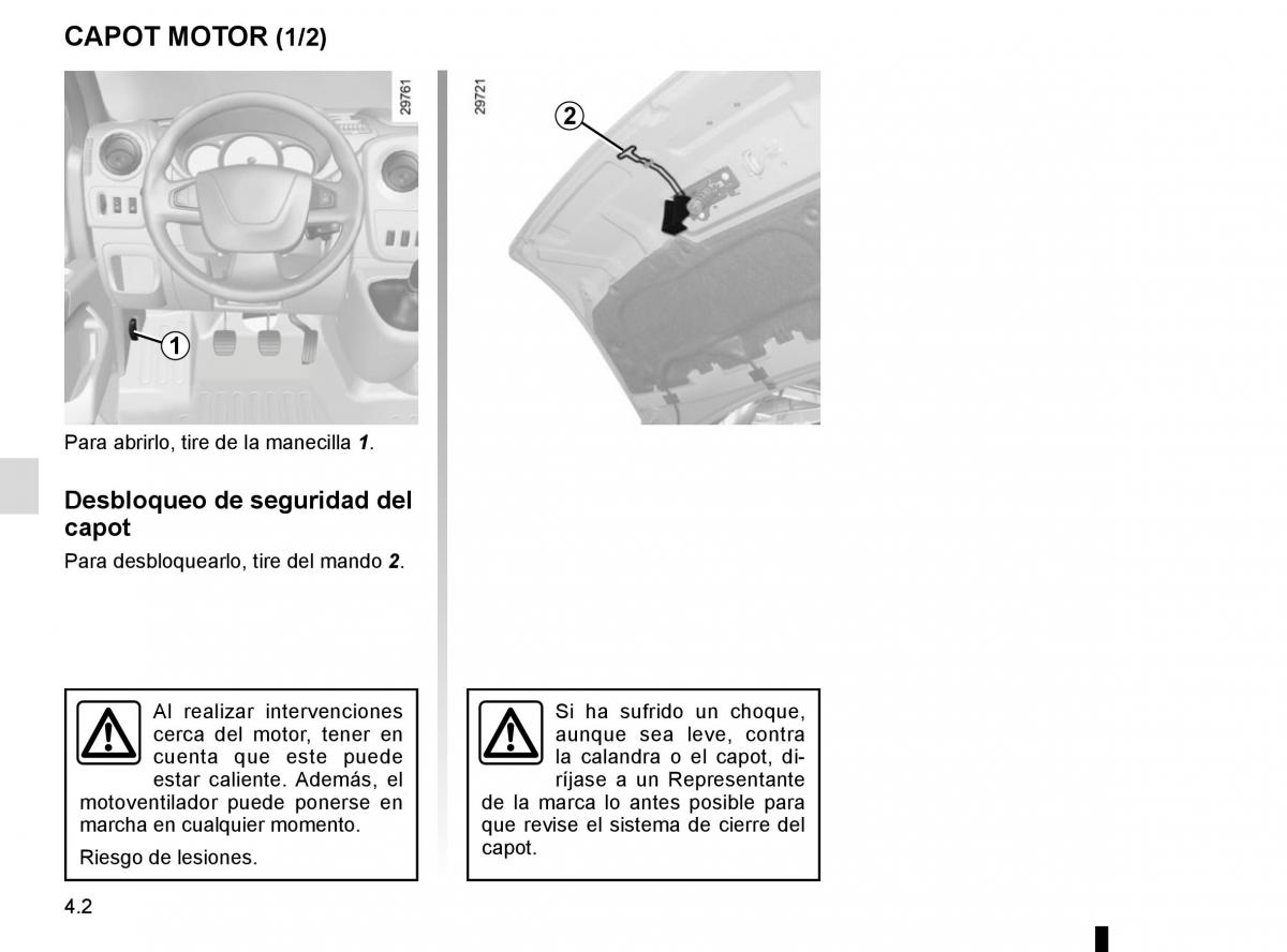 Renault Master III 3 manual del propietario / page 192