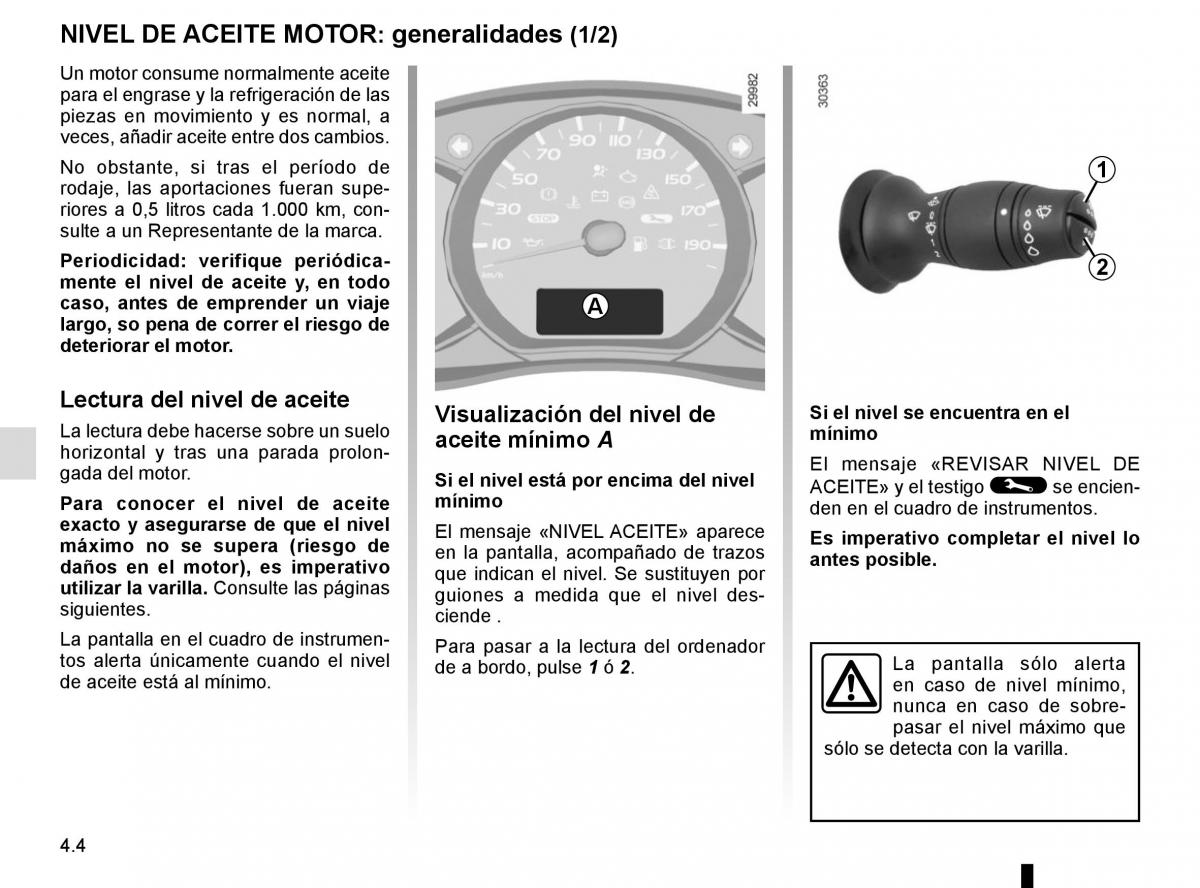 Renault Master III 3 manual del propietario / page 194