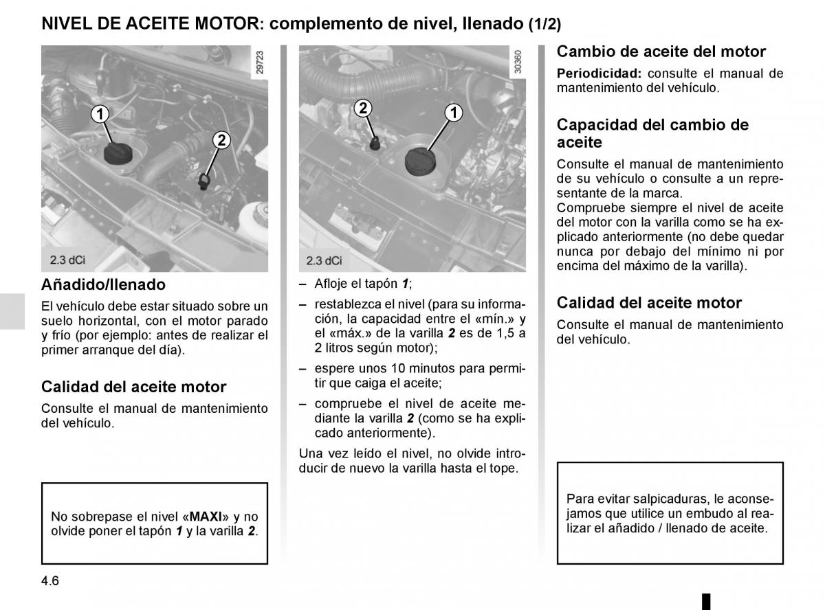 Renault Master III 3 manual del propietario / page 196