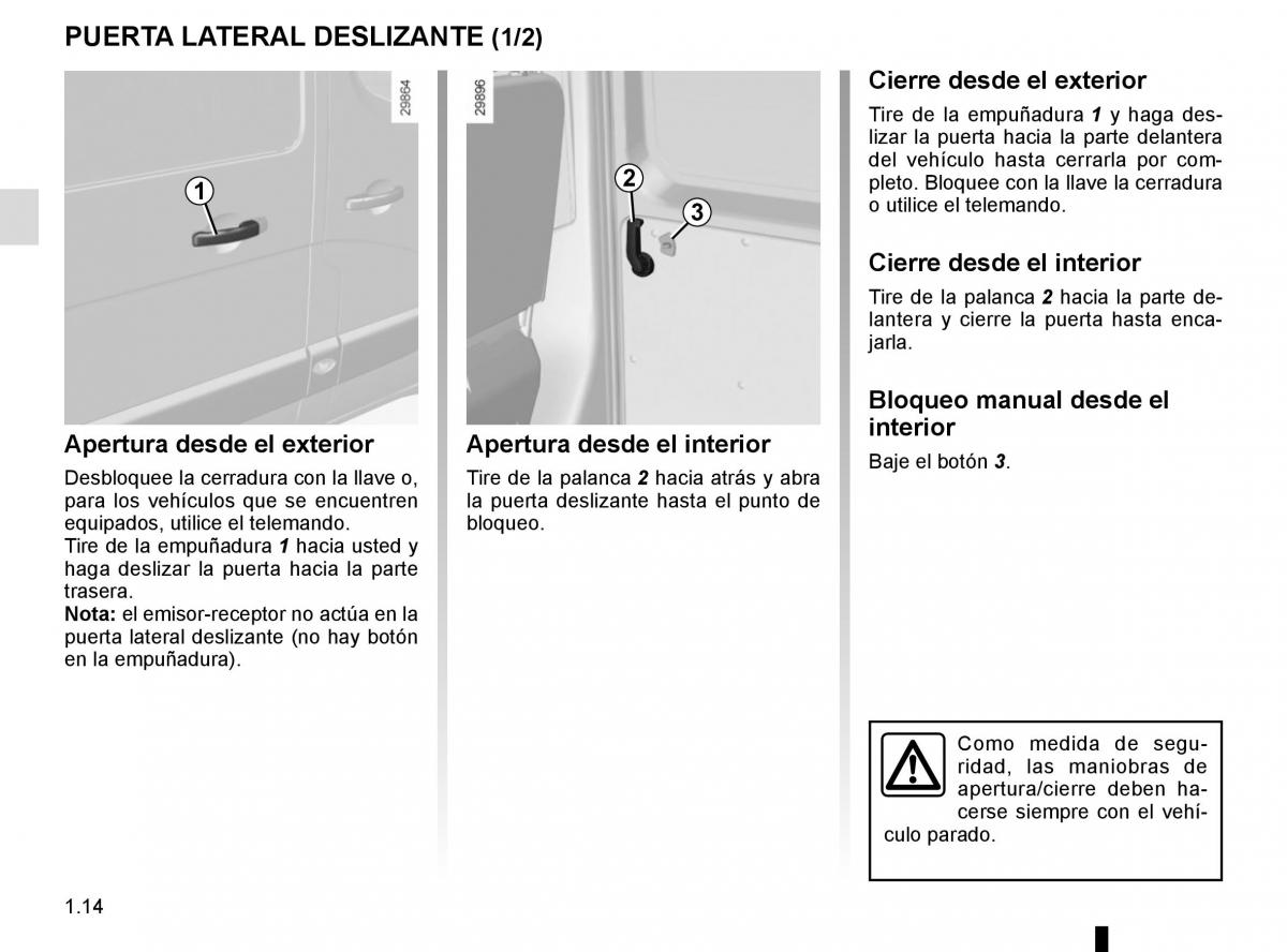 Renault Master III 3 manual del propietario / page 20