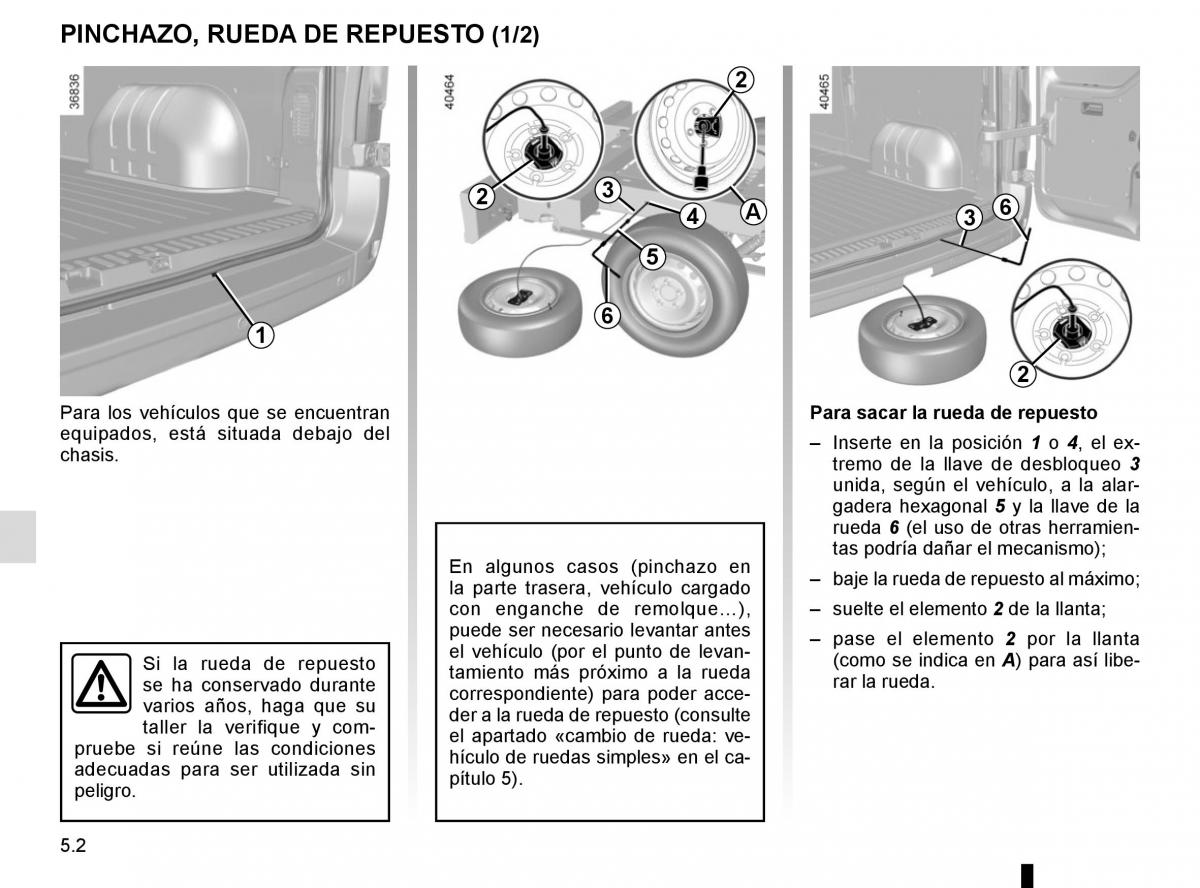 Renault Master III 3 manual del propietario / page 210