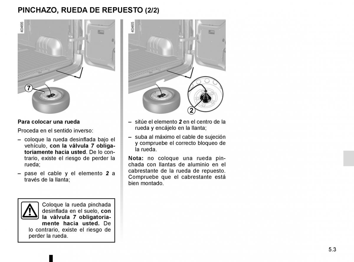 Renault Master III 3 manual del propietario / page 211