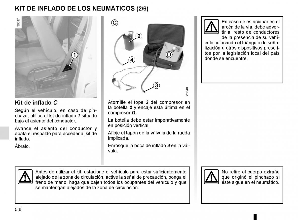 Renault Master III 3 manual del propietario / page 214