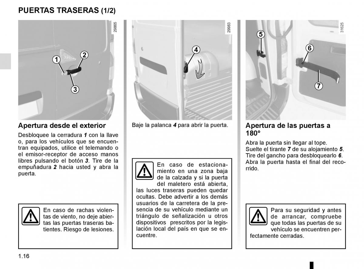 Renault Master III 3 manual del propietario / page 22