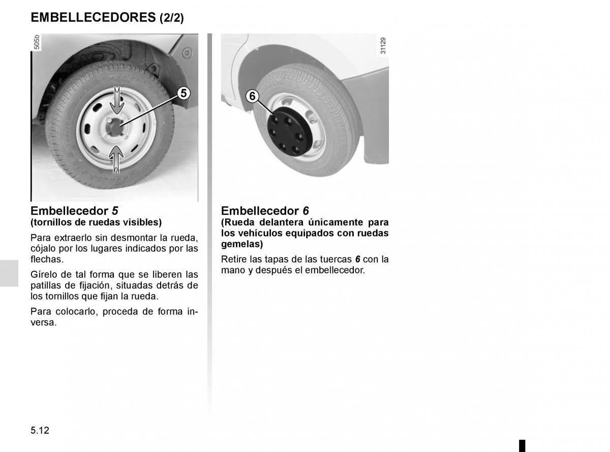 Renault Master III 3 manual del propietario / page 220