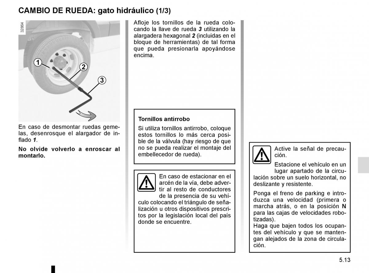 Renault Master III 3 manual del propietario / page 221