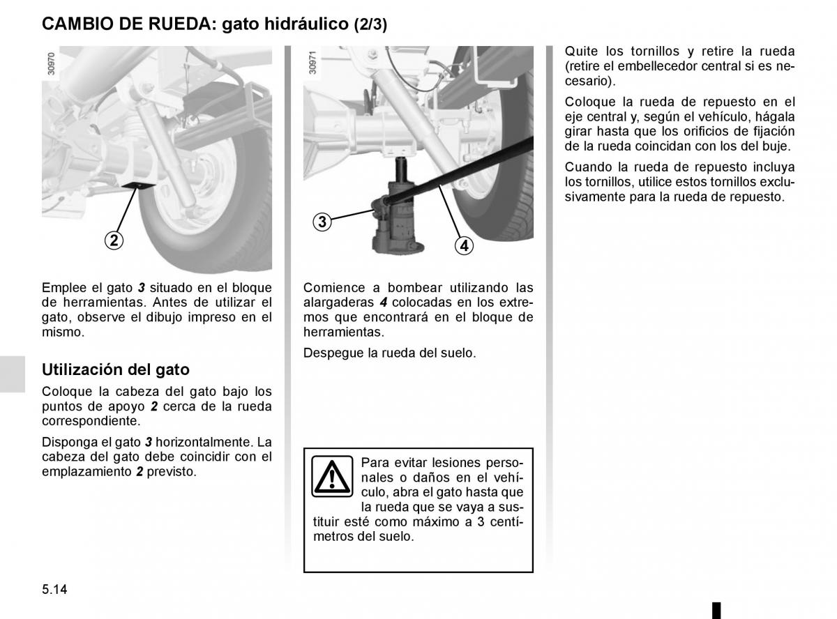 Renault Master III 3 manual del propietario / page 222