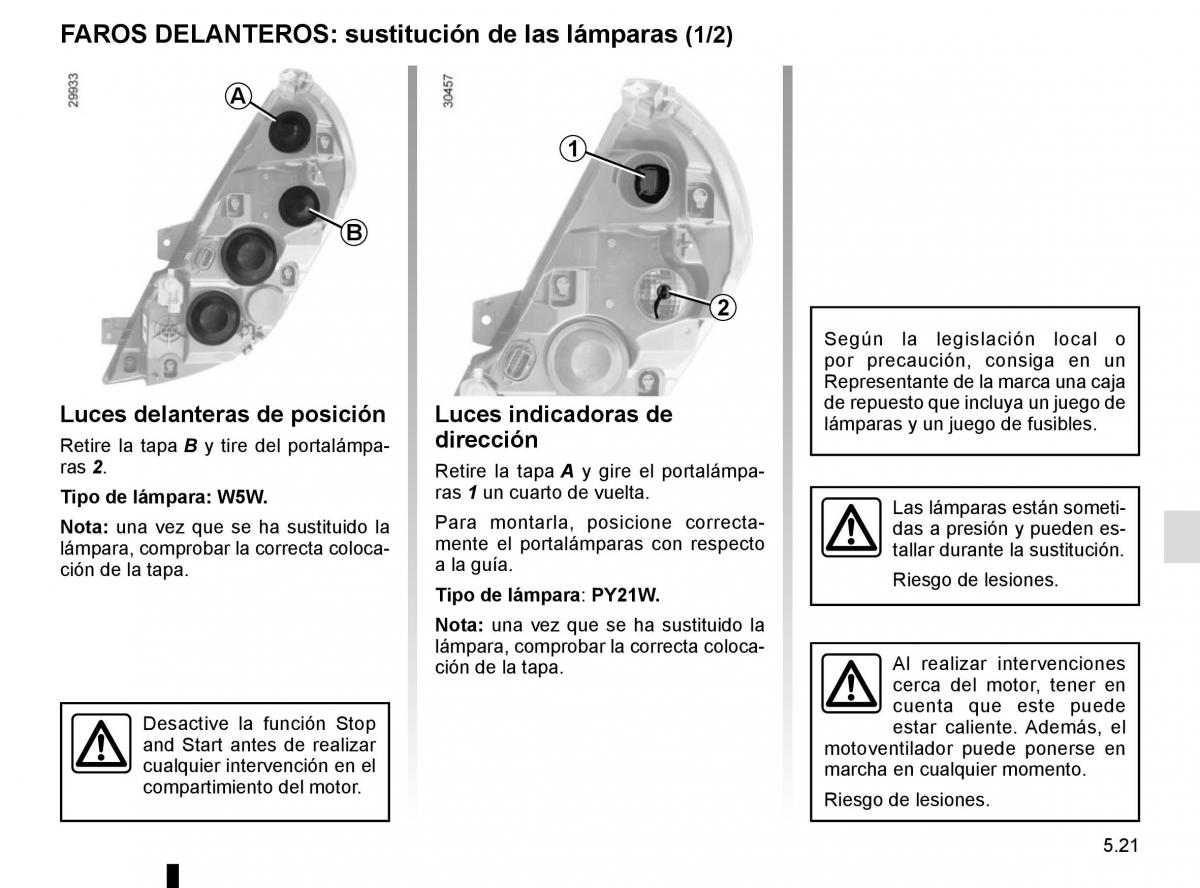 Renault Master III 3 manual del propietario / page 229