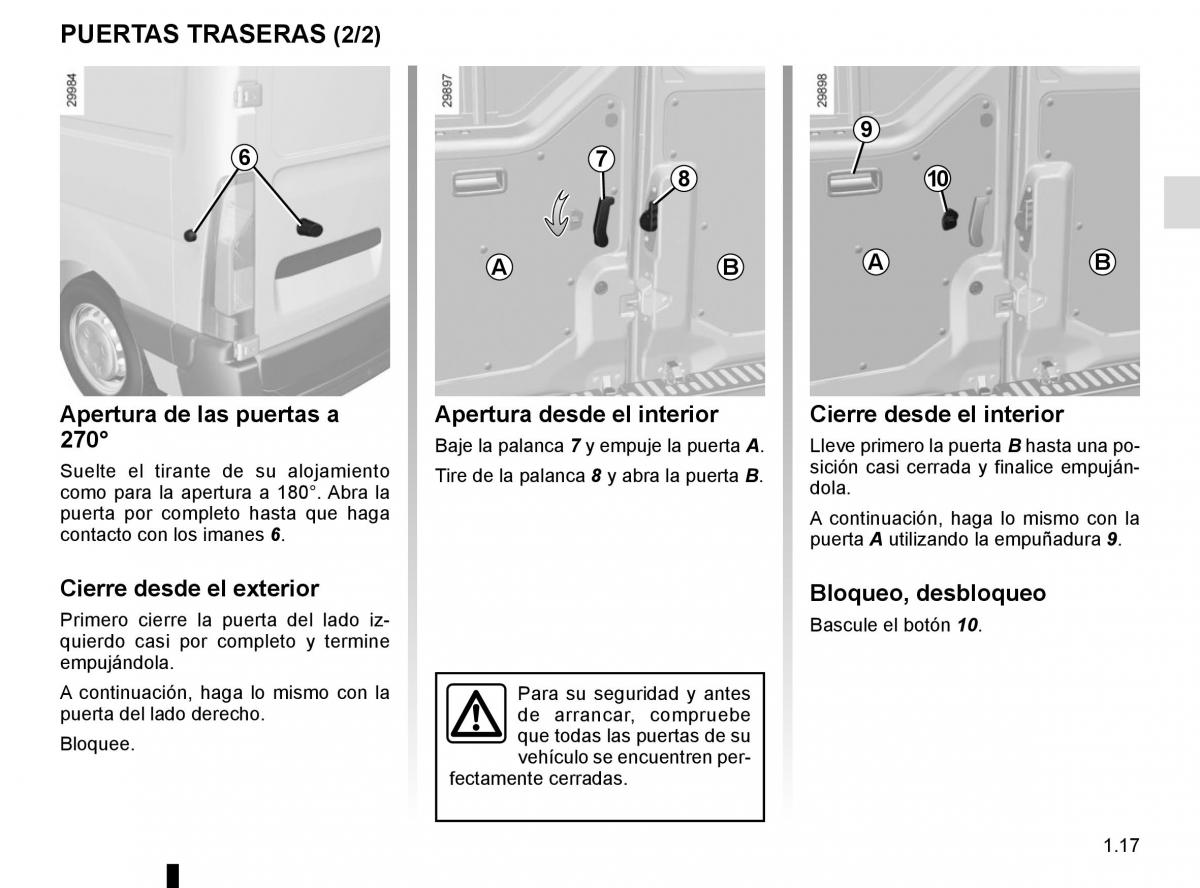 Renault Master III 3 manual del propietario / page 23