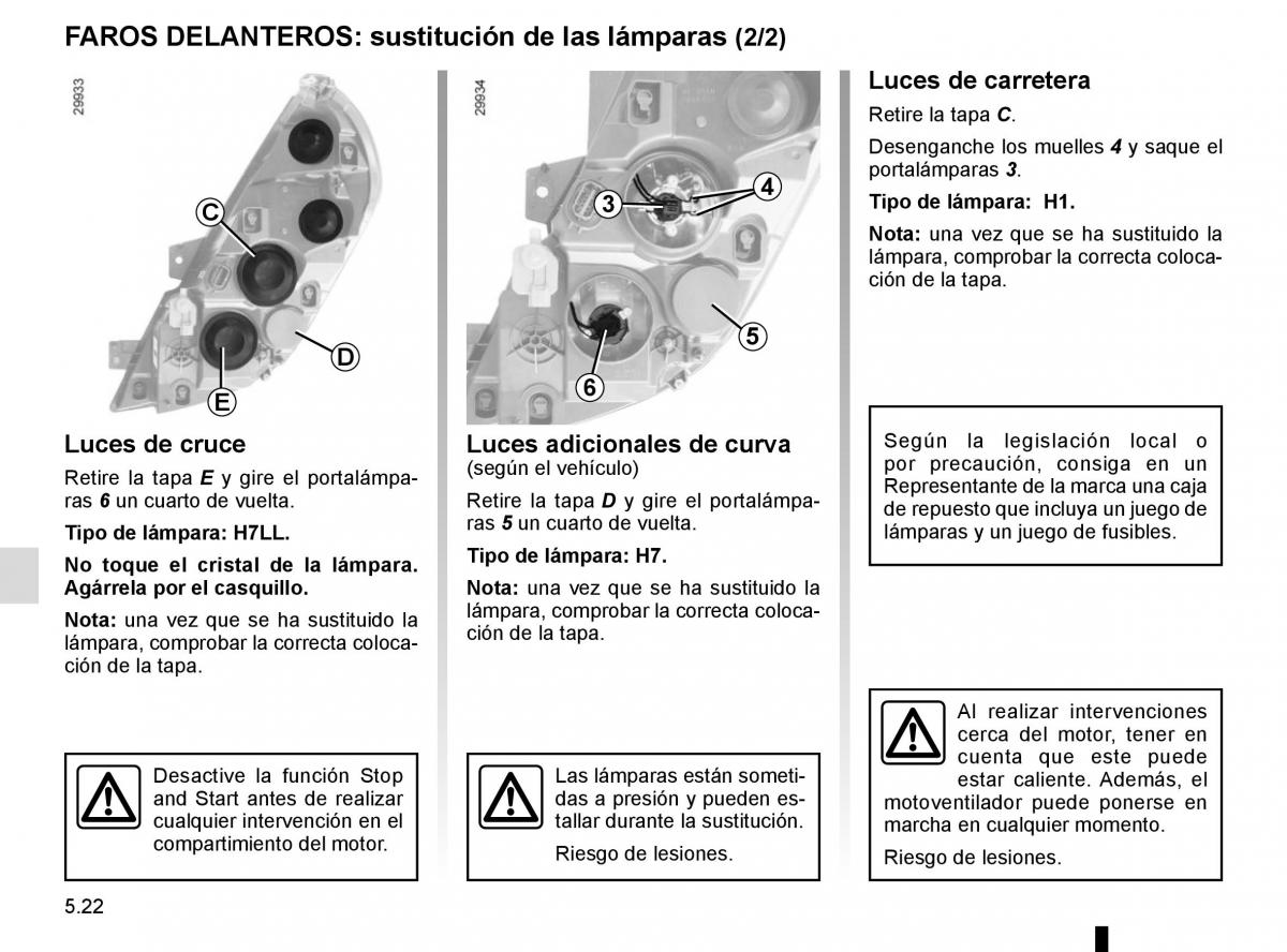 Renault Master III 3 manual del propietario / page 230