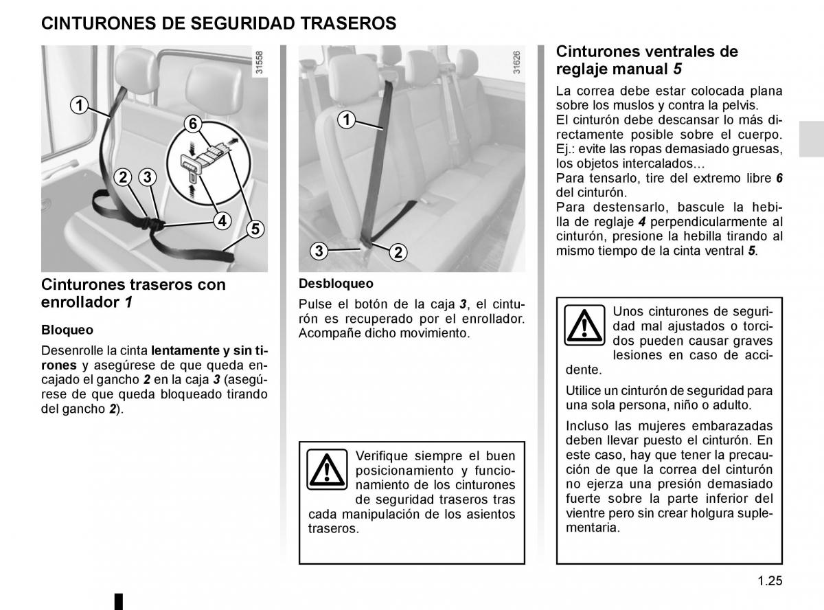 Renault Master III 3 manual del propietario / page 31