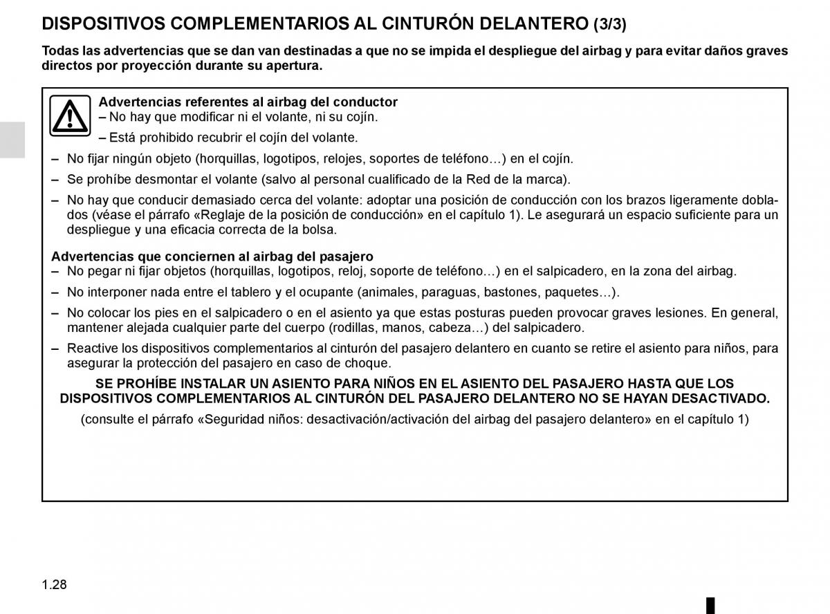 Renault Master III 3 manual del propietario / page 34