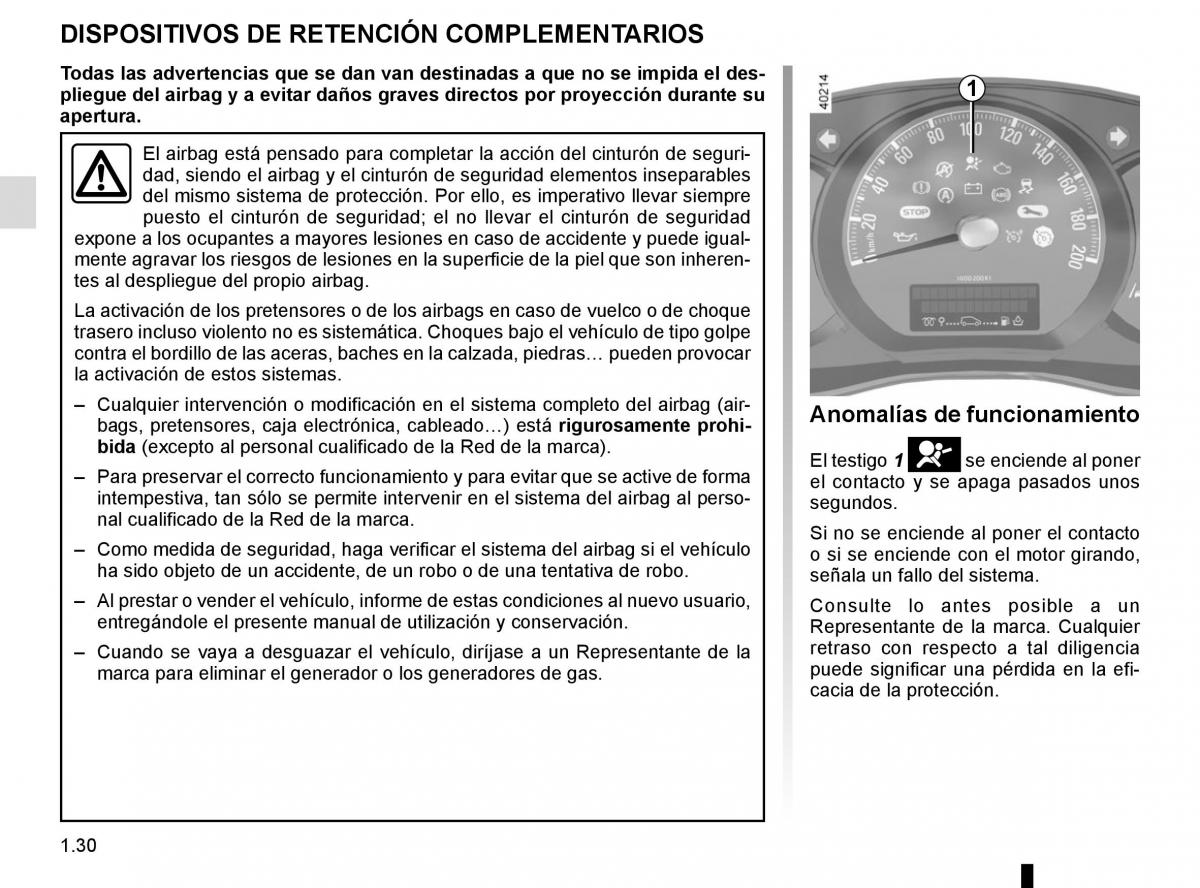 Renault Master III 3 manual del propietario / page 36