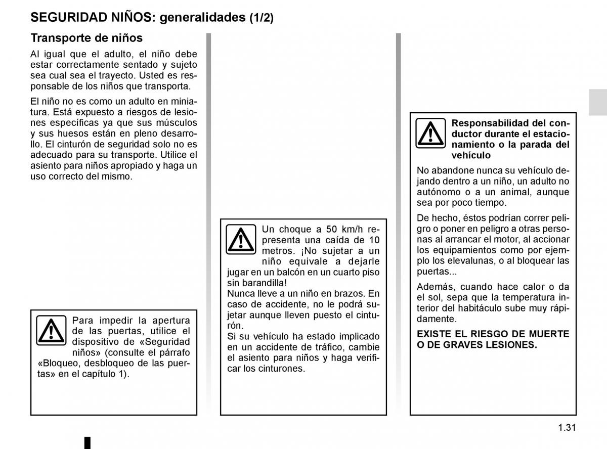 Renault Master III 3 manual del propietario / page 37