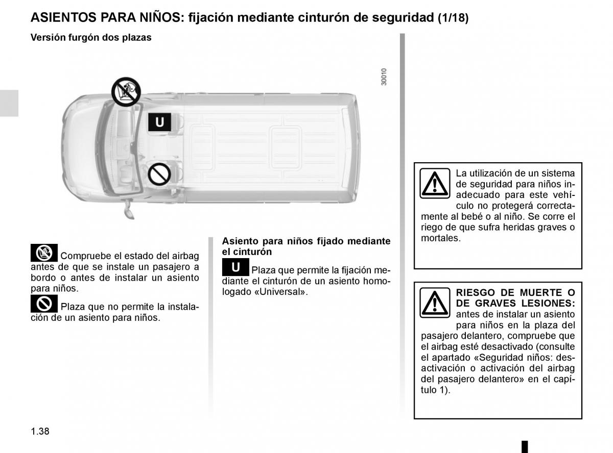 Renault Master III 3 manual del propietario / page 44