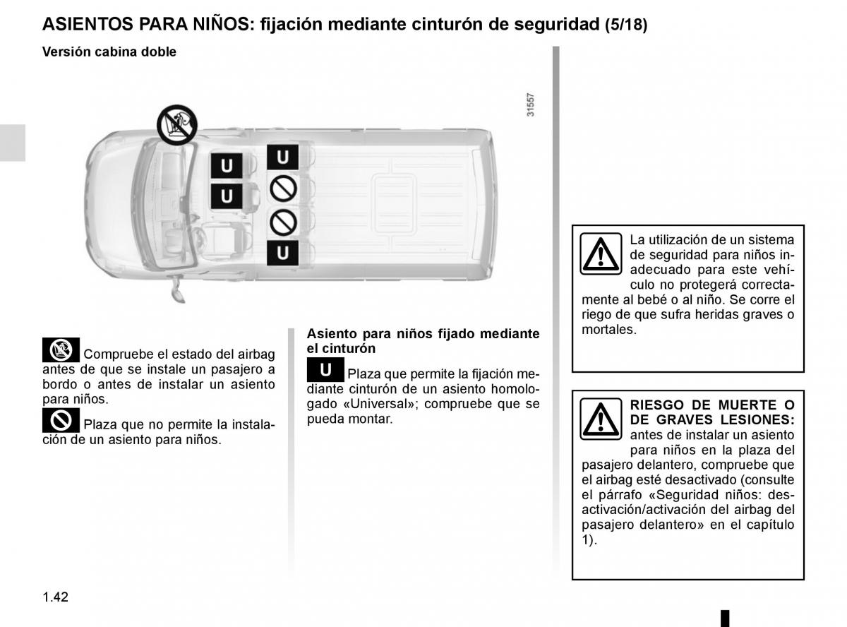 Renault Master III 3 manual del propietario / page 48