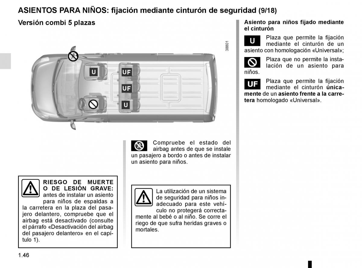 Renault Master III 3 manual del propietario / page 52