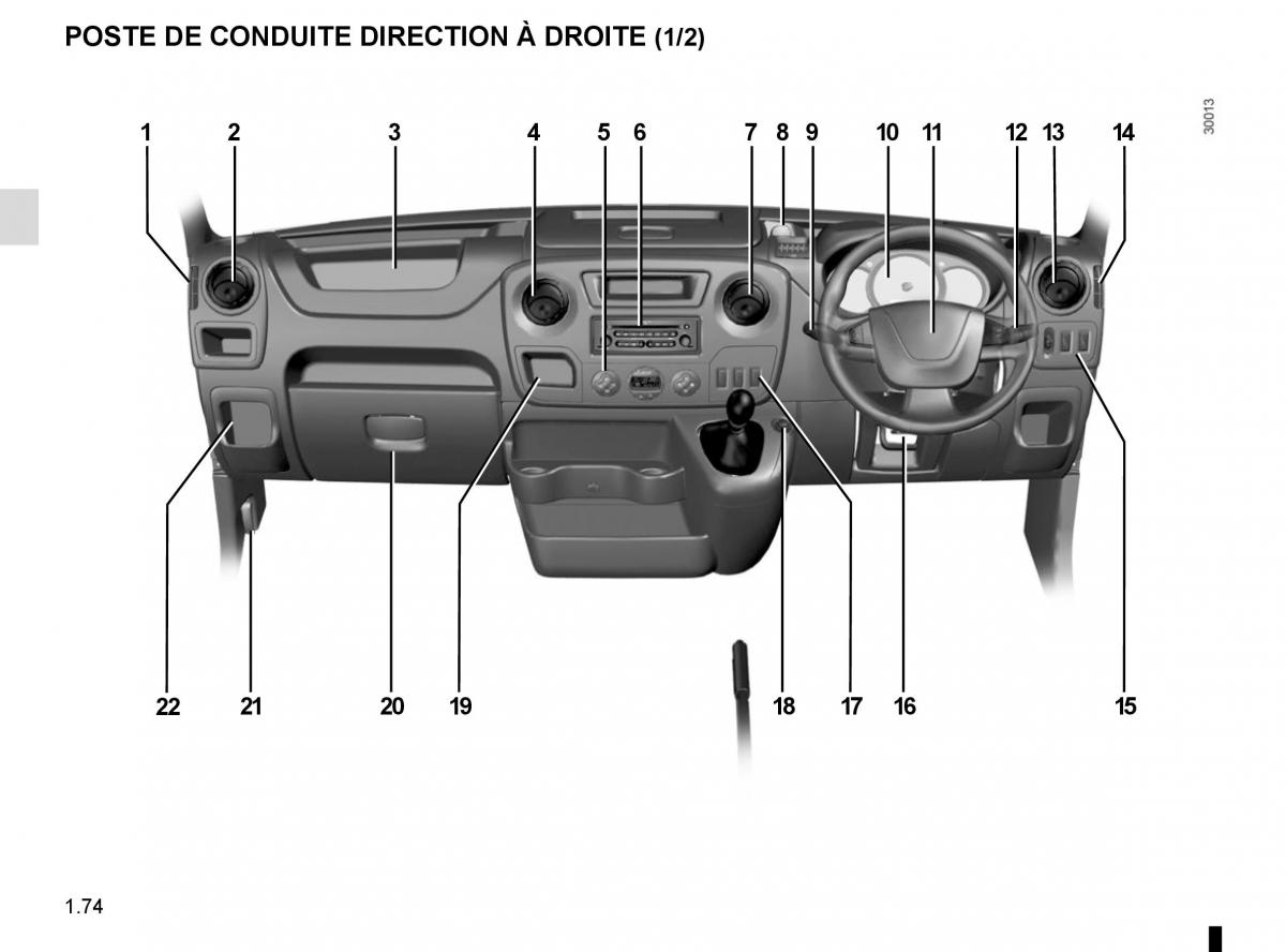 Renault Master III 3 manuel du proprietaire / page 80