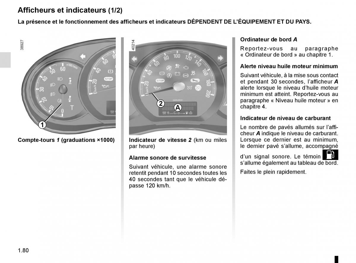 Renault Master III 3 manuel du proprietaire / page 86