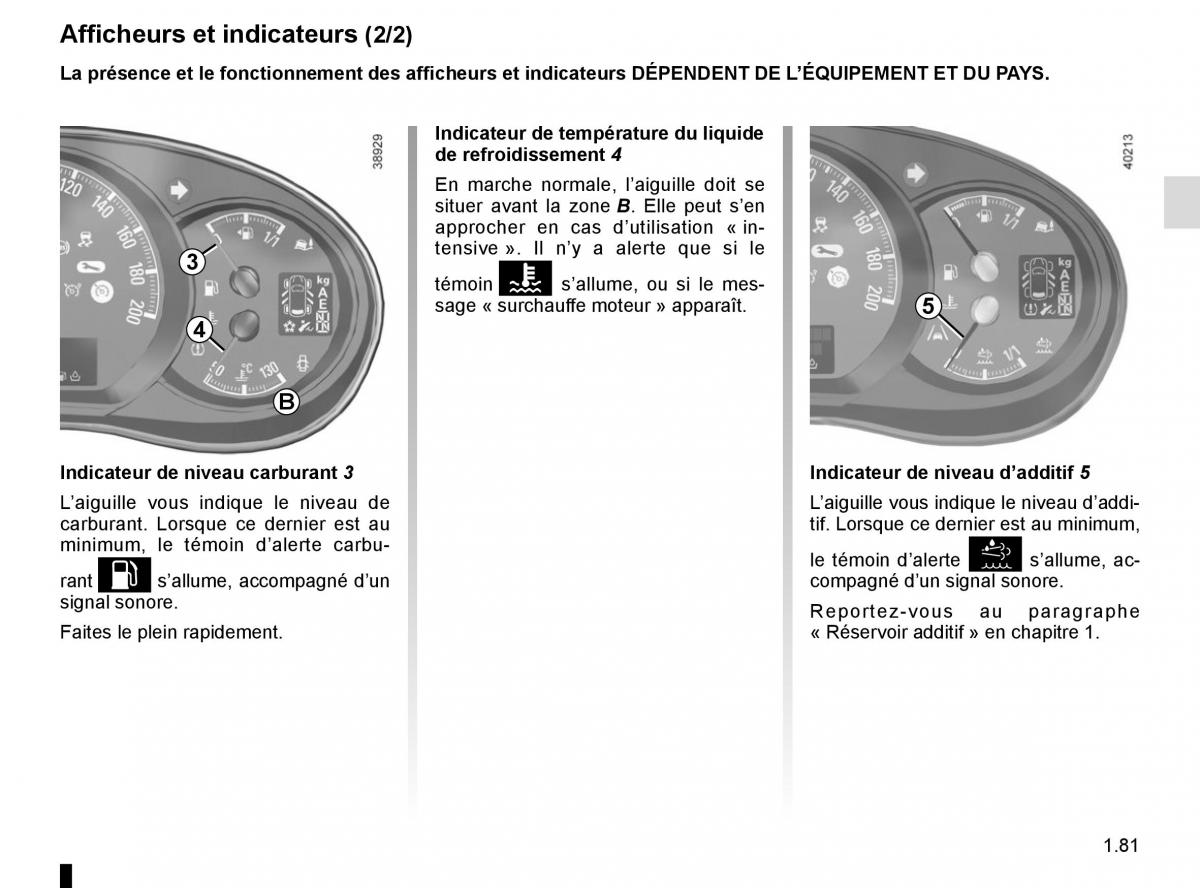 Renault Master III 3 manuel du proprietaire / page 87