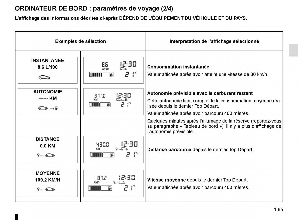 Renault Master III 3 manuel du proprietaire / page 91