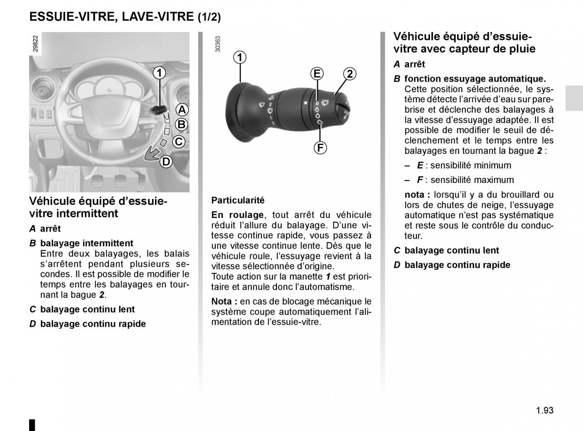 Renault Master III 3 manuel du proprietaire / page 99