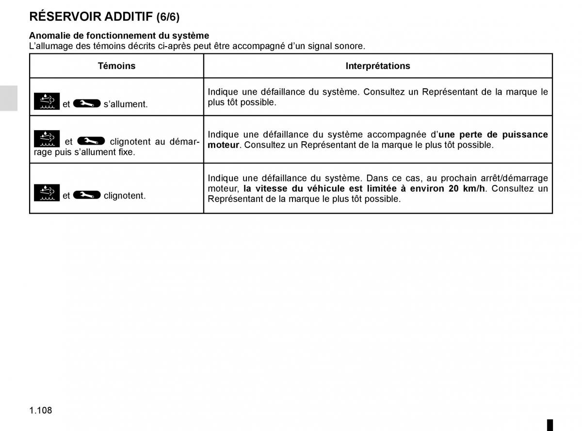 Renault Master III 3 manuel du proprietaire / page 114