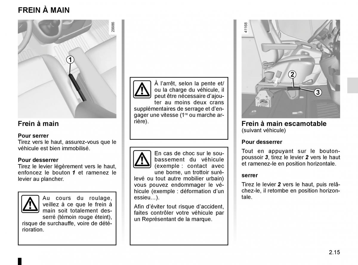 Renault Master III 3 manuel du proprietaire / page 129