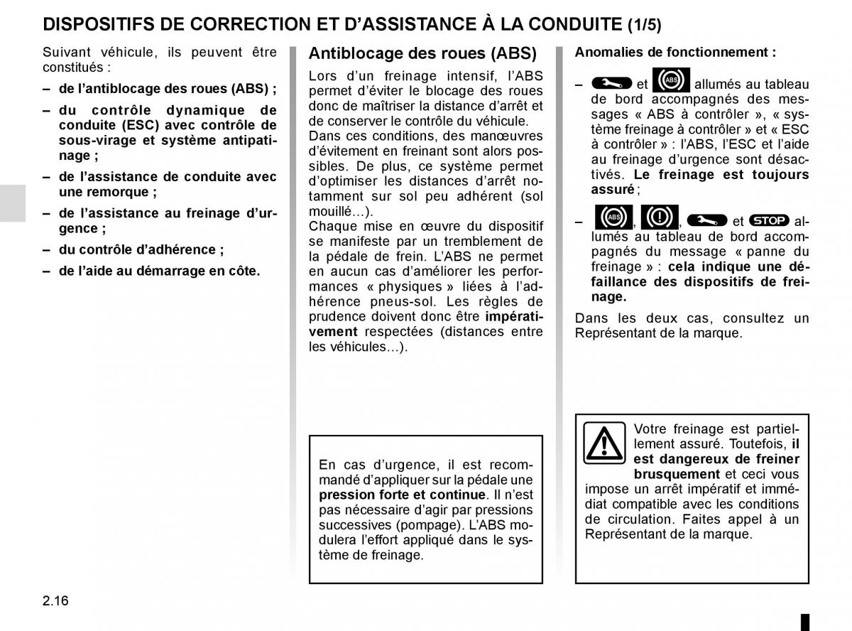 Renault Master III 3 manuel du proprietaire / page 130