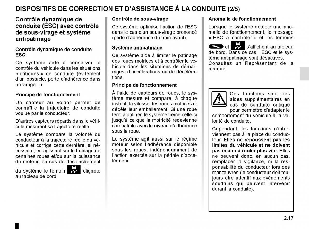 Renault Master III 3 manuel du proprietaire / page 131