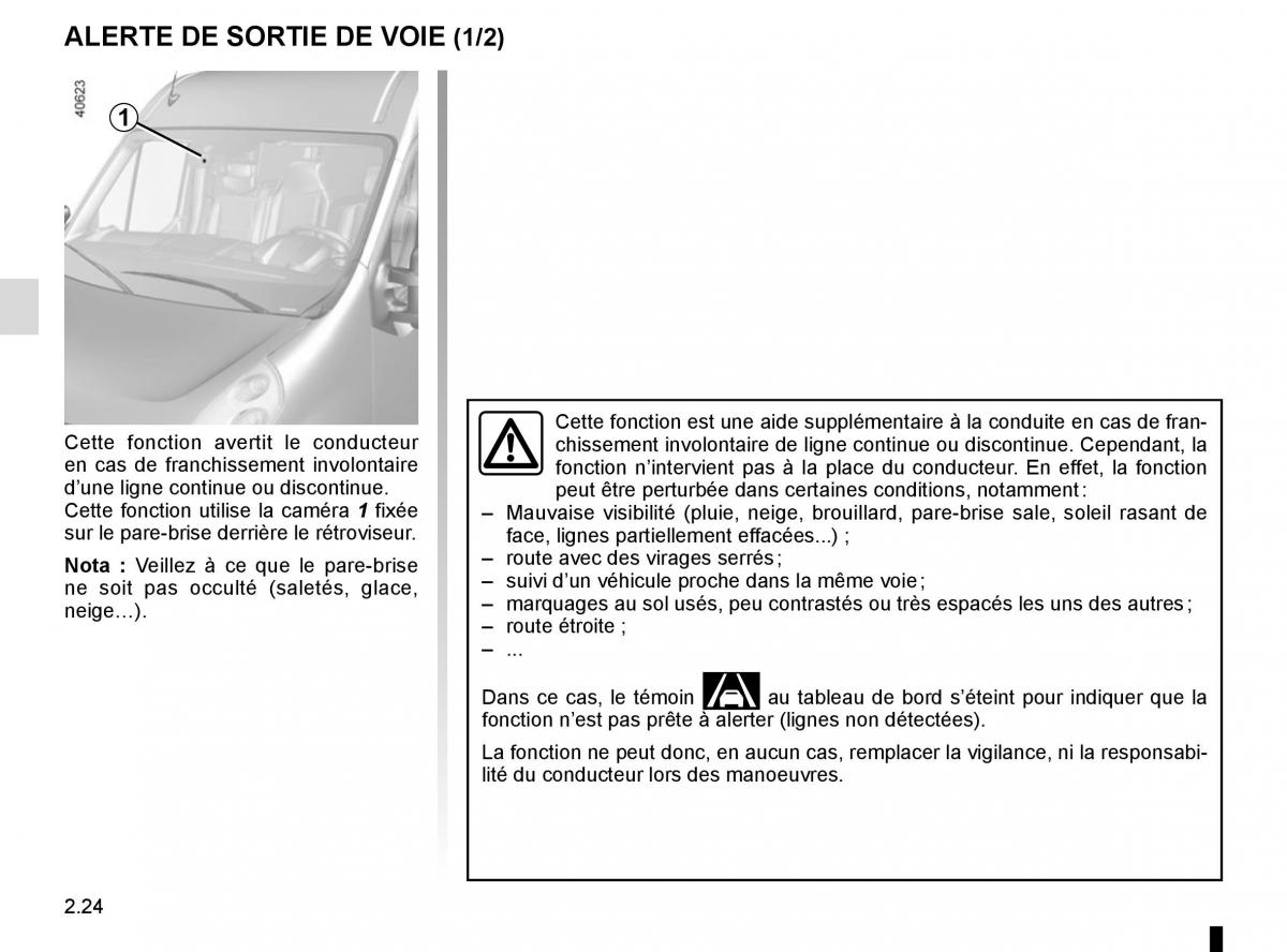 Renault Master III 3 manuel du proprietaire / page 138